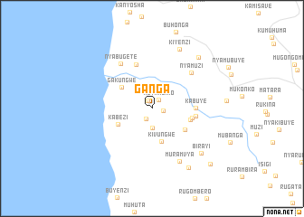 map of Ganga