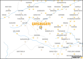 map of Gangbugeni