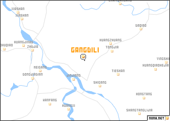 map of Gangdili