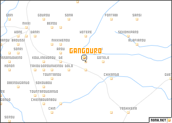 map of Gangouro