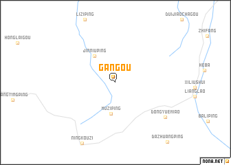 map of Gangou