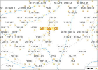 map of Gangsaka