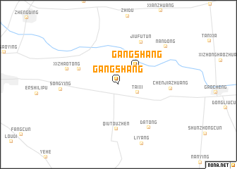 map of Gangshang