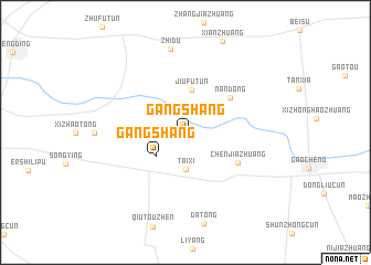 map of Gangshang