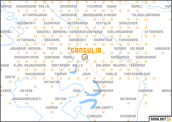 map of Gāngulia