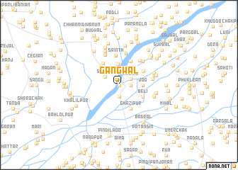 map of Gangwāl