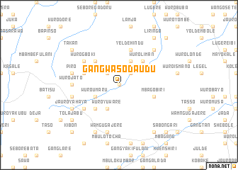map of Gangwaso Daudu