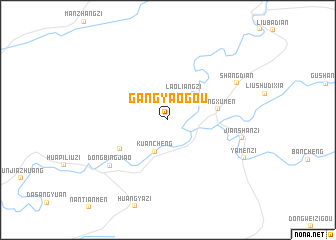 map of Gangyaogou