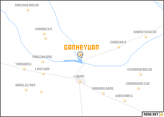 map of Ganheyuan