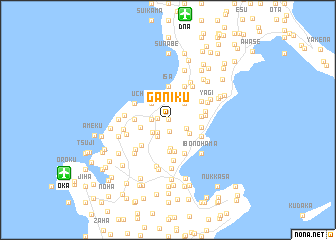 map of Ganiku