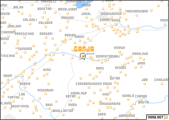 map of Ganja