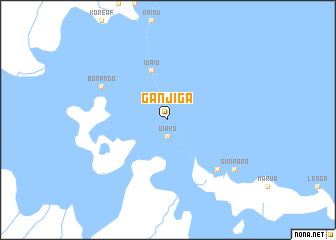 map of Ganjiga