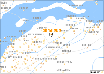 map of Ganjipur
