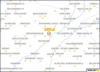 map of Ganjī