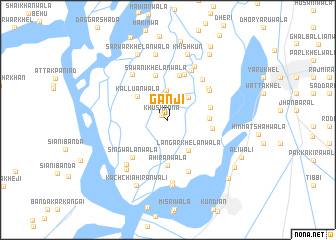 map of Gānji