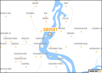 map of Gankèt
