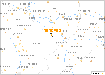 map of Gankēwa