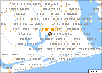 map of Gan Kopé