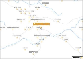 map of Gannakani