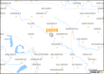 map of Gānna