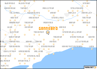 map of Gannebro