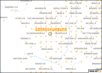 map of Gannekkumbura