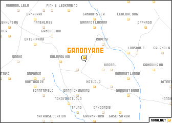 map of Ga-Nonyane
