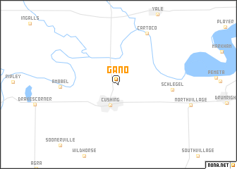 map of Gano