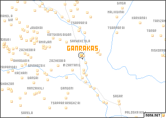 map of Ganra Kas