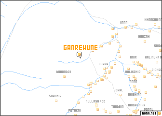 map of Ganre Wune