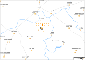 map of Gantang