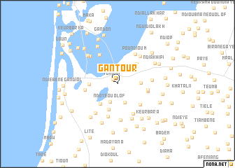 map of Gantour