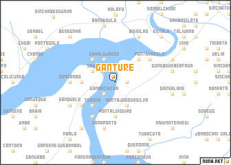 map of Ganturè