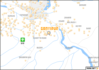 map of Ganyipur