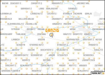 map of Ganzig