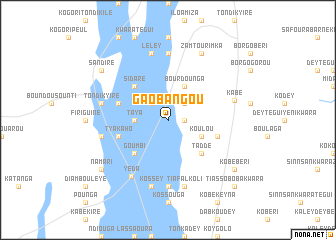 map of Gaobangou