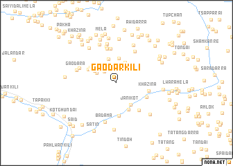 map of Gaodar Kili