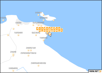 map of Gaogongdao