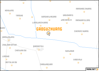 map of Gaoguzhuang