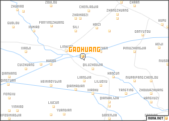 map of Gaohuang