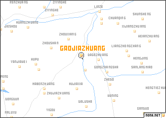 map of Gaojiazhuang