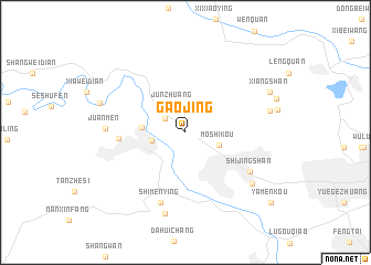 map of Gaojing