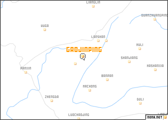 map of Gaojinping