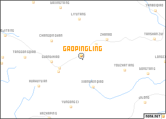 map of Gaopingling