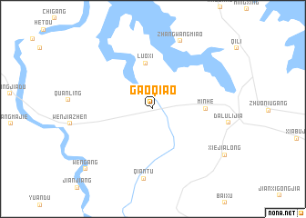 map of Gaoqiao