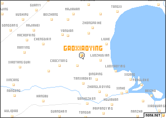 map of Gaoxiaoying