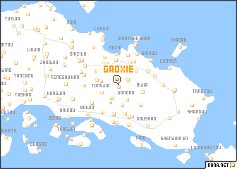 map of Gaoxie