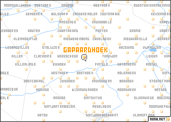 map of Gapaardhoek