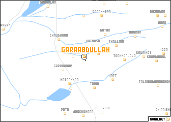 map of Gara Abdullāh