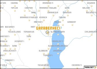 map of Gara Berheci